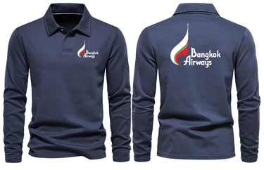 BANGKOK AIRWAYS LONG SLEEVE POLO